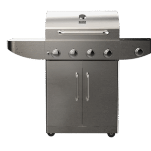GOURMET BBQ 4100 G GAS BARBECUE WITH 4 MAIN BURNERS AND AN AUXILIARY LATERAL BURNER