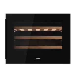 SOMMELIER RVI 10024 GBK BUILT-IN WINE COOLER WITH CAPACITY FOR 24 BOTTLES AND ADJUSTABLE TEMPERATURE CONTROL