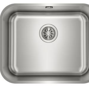BE 50.40 PLUS 1B UNDERMOUNT STAINLESS STEEL SINK WITH ONE BOWL