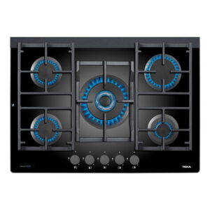 CGW LUX 70 5G AI AL TR CI CUBIERTA DE GAS DE 5 QUEMADORES CON MANDOS FRONTALES EN 70 CM