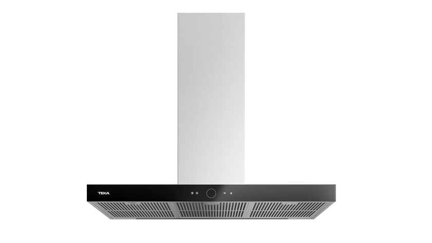 PERFECTA4 DLH 985 T DECORATIVE HOOD WITH TOUCH CONTROL DISPLAY AND ECOPOWER A4 MOTOR, 90CM
