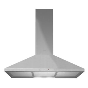 DBB 90 SS PYRAMIDAL DECORATIVE HOOD WITH PUSH BUTTONS CONTROLS, 90CM