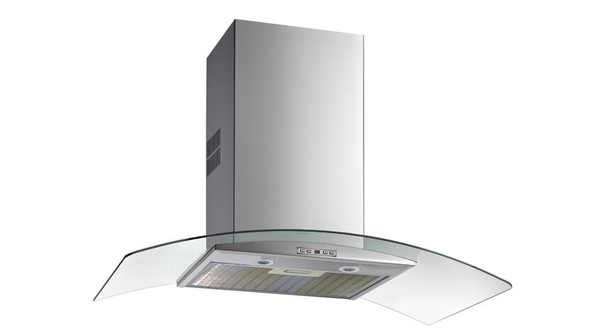 NC 980 GLASS WING WALL-MOUNTED EXTRACTOR HOOD NC 980
