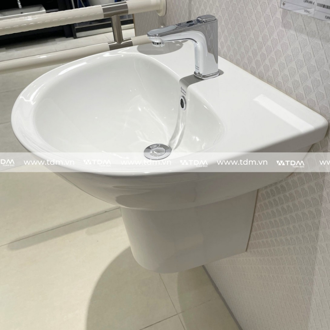 Lavabo American Standard 0953-WT/0712-WT Treo Tường - Ảnh 4