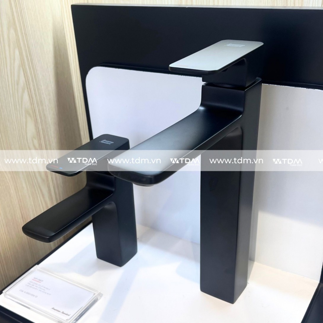 Vòi Lavabo American Standard WF-1302MB (WF1302MB) Nóng Lạnh Màu Đen - Ảnh 6
