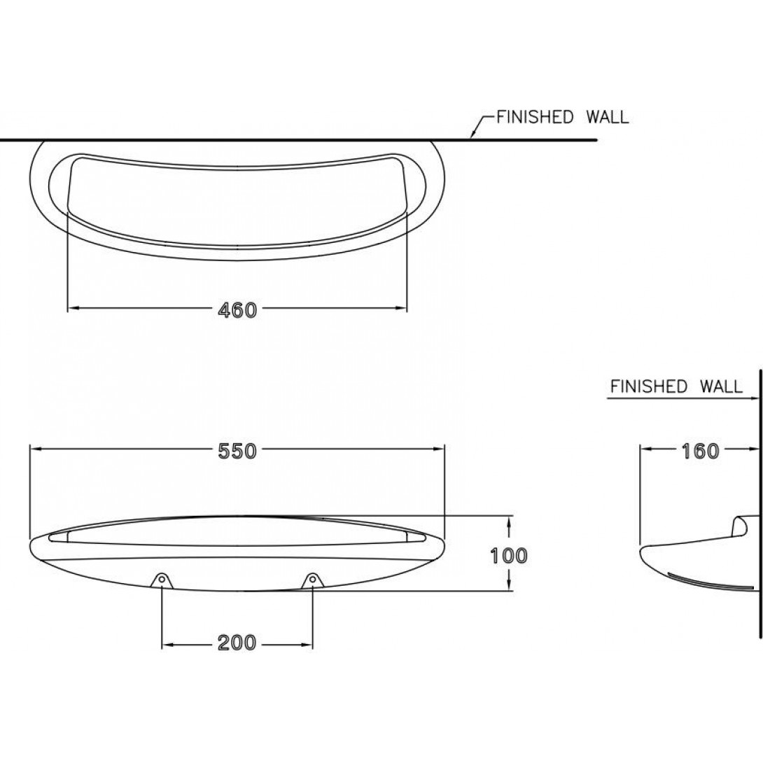 Kệ Gương Cotto C839 Bằng Sứ - Ảnh 3