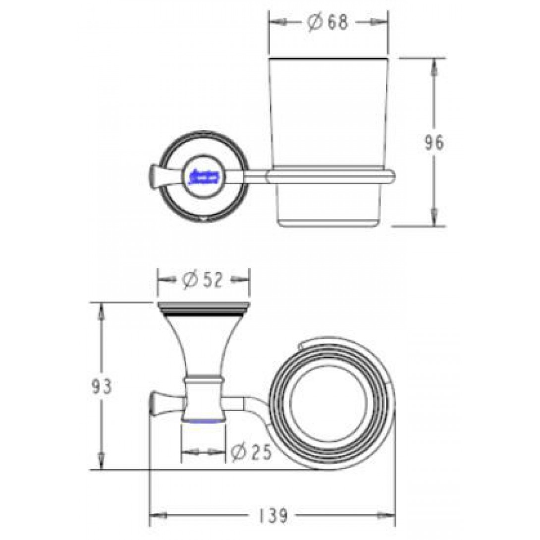 Ly Đựng Bàn Chải American Standard WF-0284 Heritage - Ảnh 3