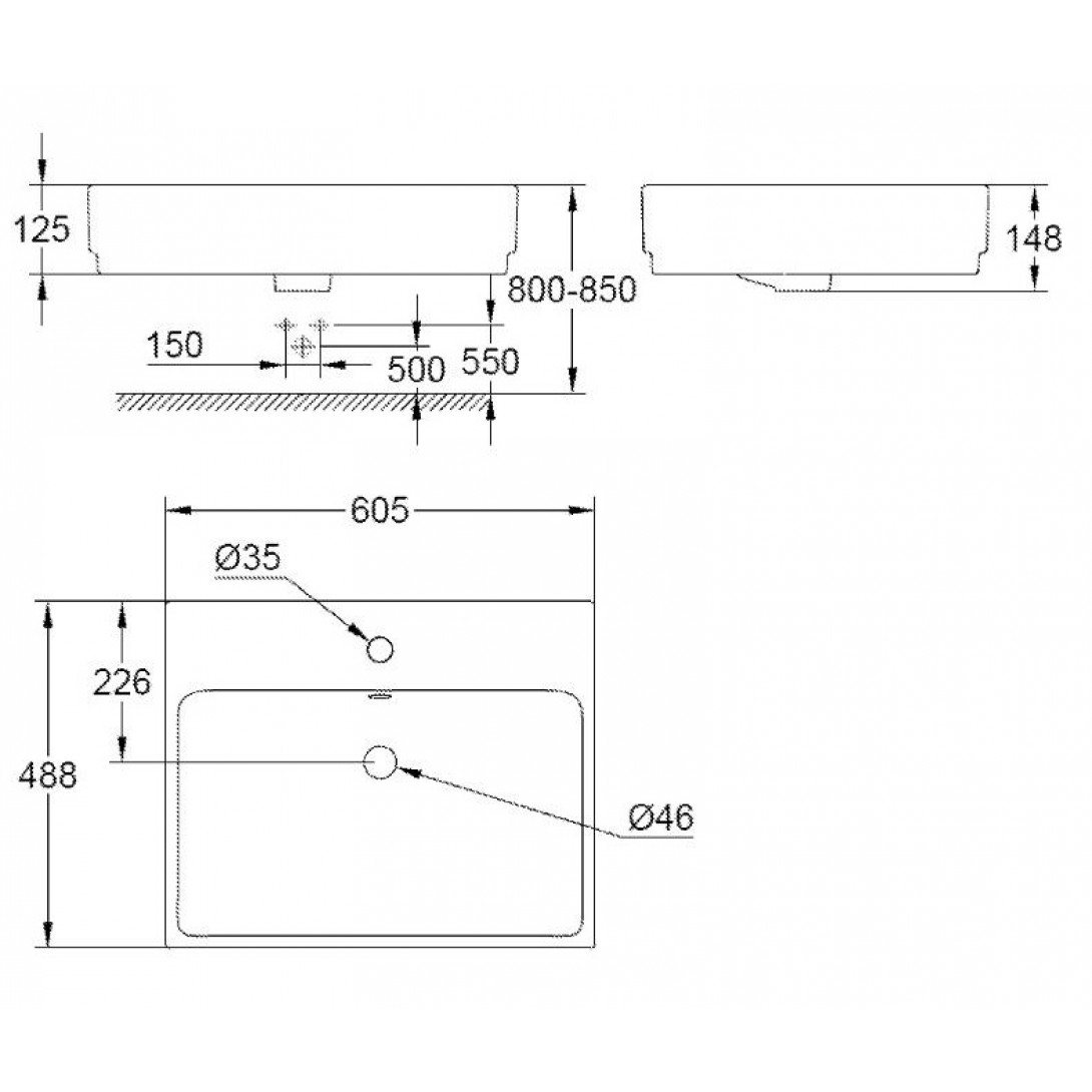 Chậu Rửa Mặt Lavabo Grohe 39234000 Eurostyle Đặt Bàn - Ảnh 5