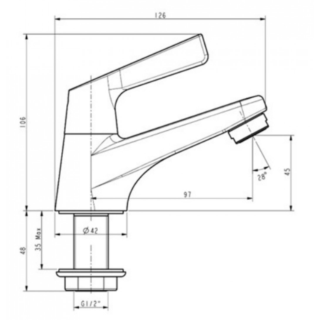 Vòi Lavabo American Standard WF-T601 (FFAST601) Lạnh - Ảnh 3