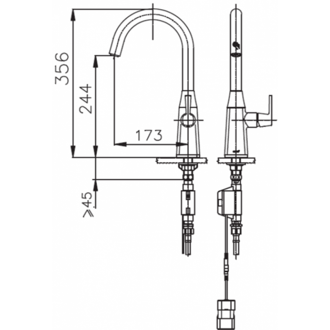 Vòi Bếp Lạnh COTTO CT4911A(DC) Tự Động Dùng Pin - Ảnh 3