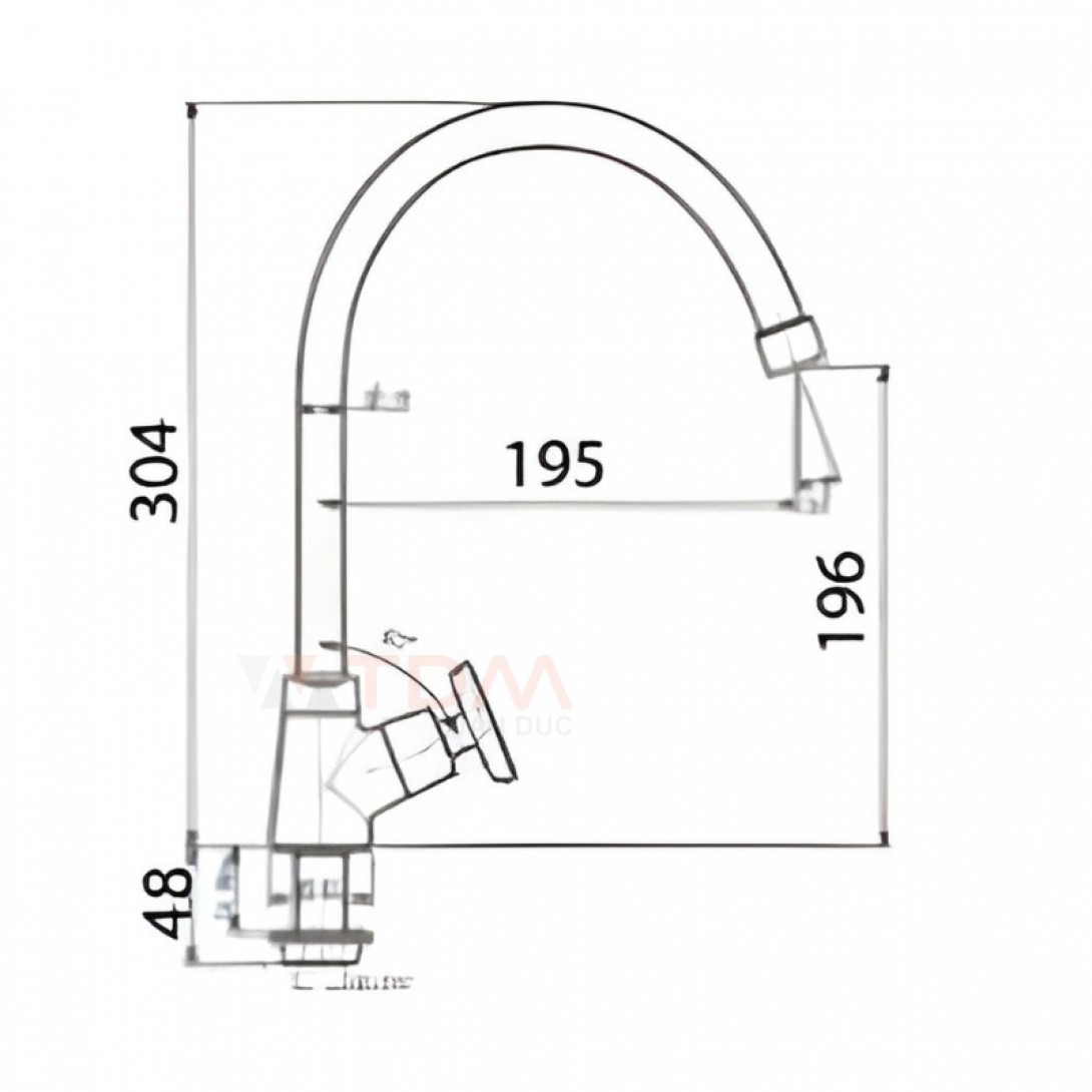 Vòi Rủa Chén Lạnh American Standard WF-T706 (WFT706) Winston - Ảnh 3