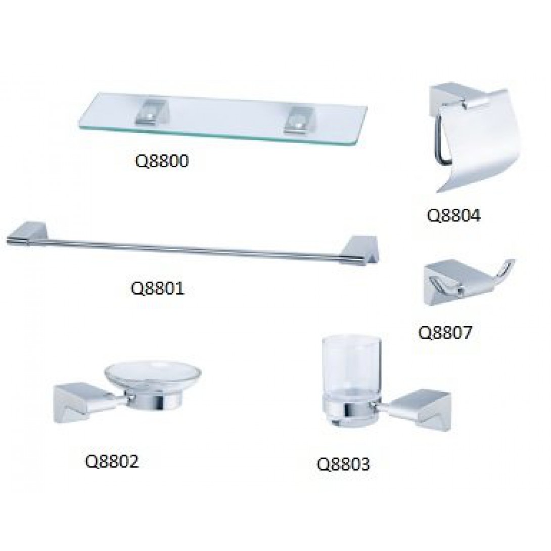 Bộ Phụ Kiện Caesar Q8800-A6 6 Món Inox 304 - Ảnh 2