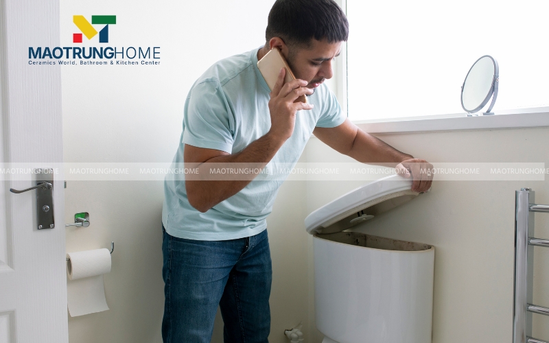 Lỗi kỹ thuật từ các phụ kiện bên trong két nước