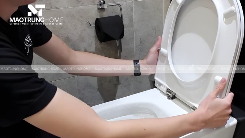 Lắp đặt bồn cầu sai kỹ thuật cũng làm bồn cầu phát ra tiếng kêu