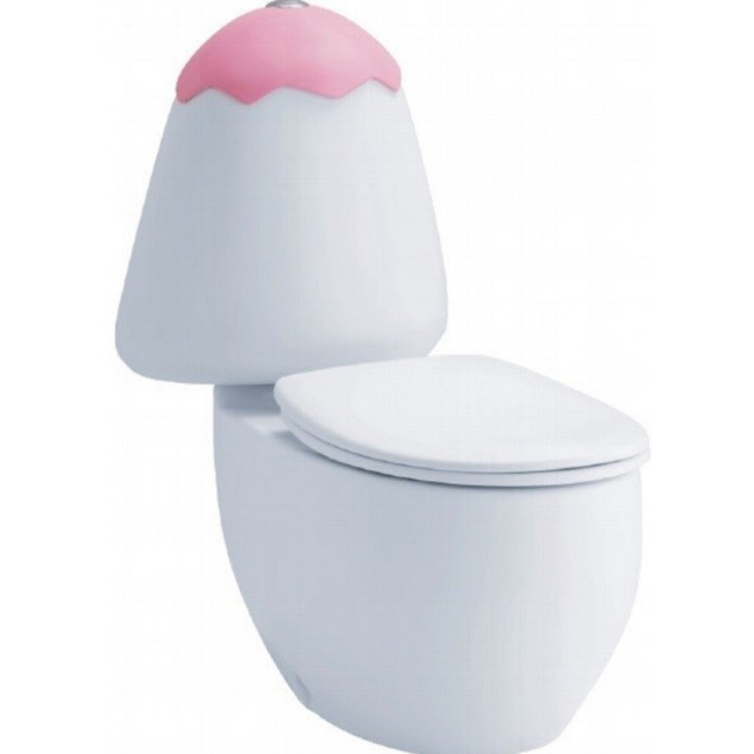 Bồn Cầu Trẻ Em COTTO C15037 RA Googai Màu Hồng - Ảnh 2