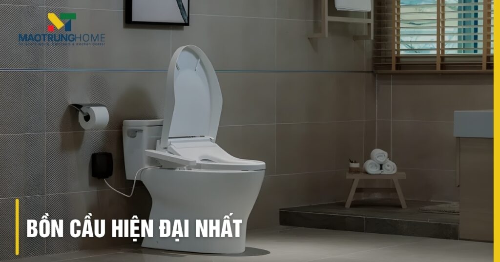 Top 10+ bồn cầu hiện đại nhất 2025: Chọn mẫu thông minh, cao cấp