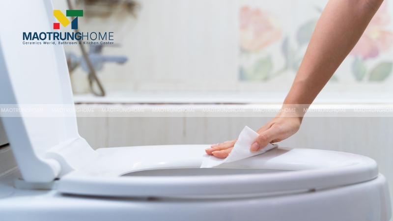 Một số lưu ý về việc vệ sinh bồn cầu men Aqua Ceramic