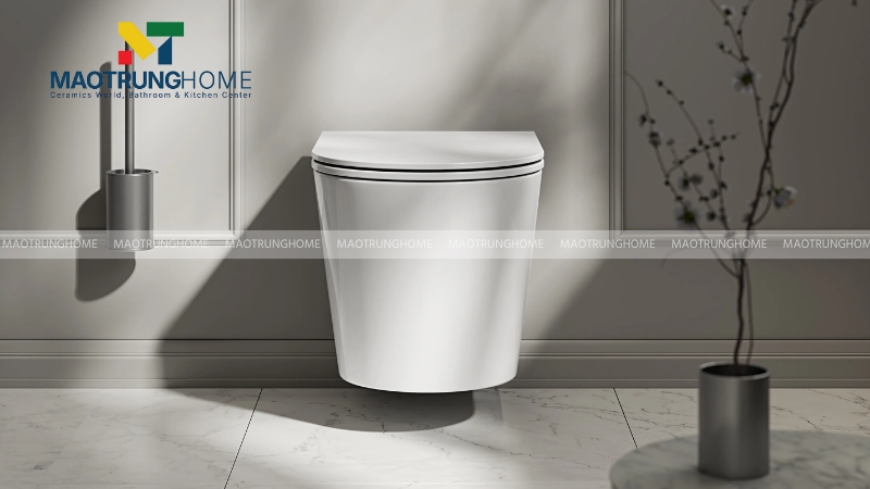 Bồn cầu treo tường (bồn cầu âm tường)