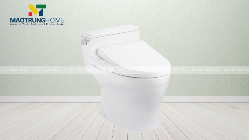Bồn cầu 1 khối TOTO kèm nắp rửa điện tử WASHLET dòng C2 – MS188VKW16 với thiết kế sang trọng