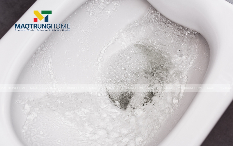 Bồn cầu xả nước xoáy