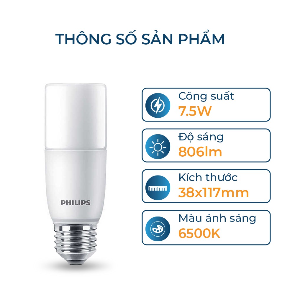 Bóng đèn LED trụ Philips DLStick - Ảnh 9
