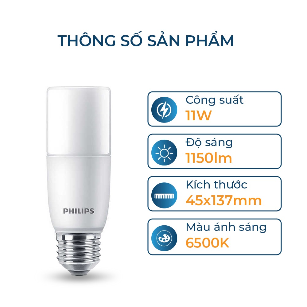 Bóng đèn LED trụ Philips DLStick - Ảnh 8