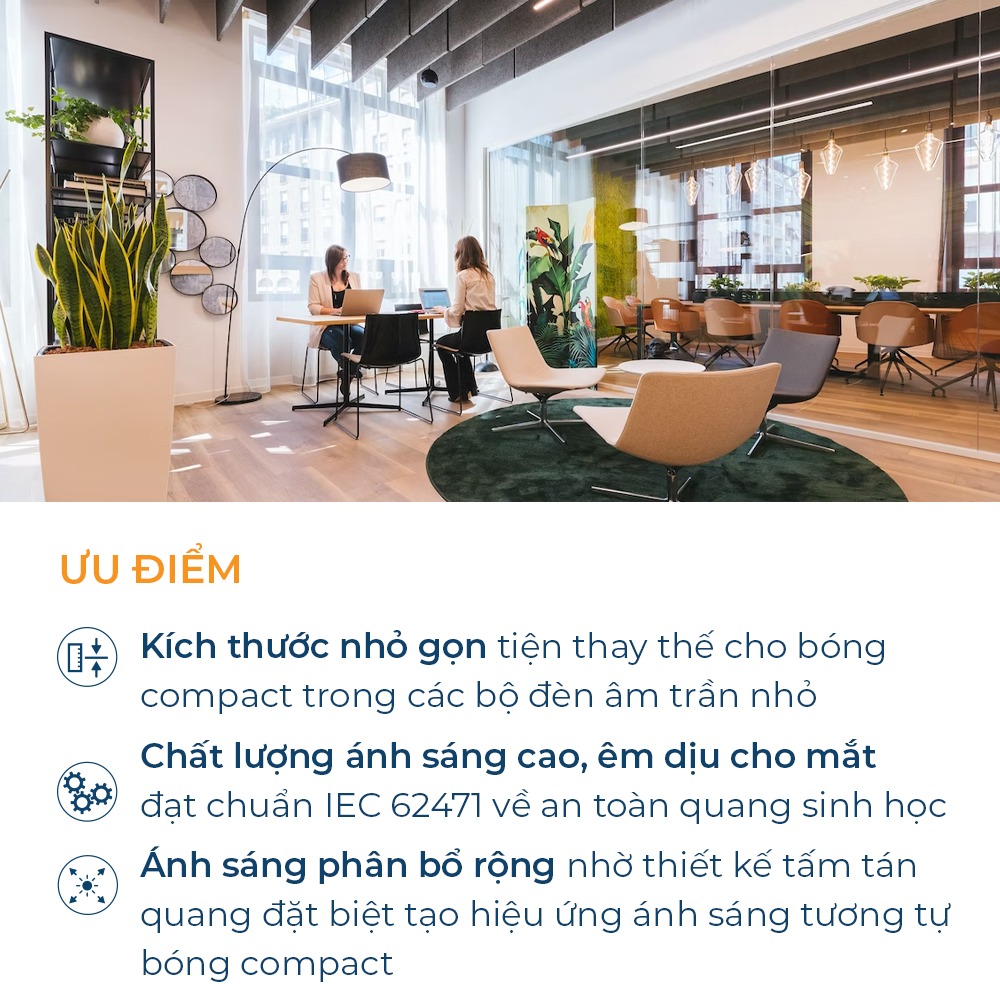 Bóng đèn LED trụ Philips DLStick - Ảnh 4