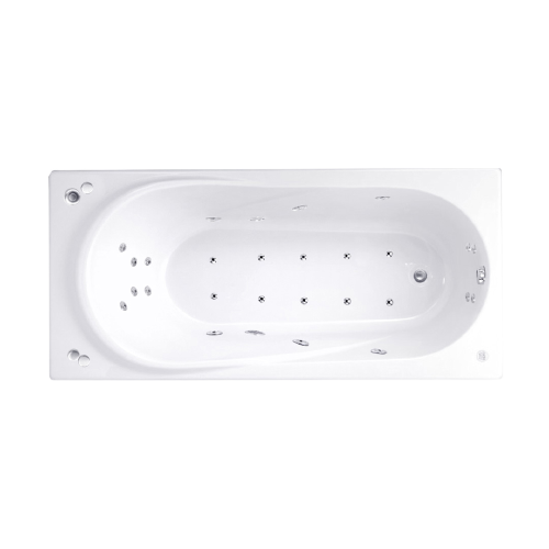 BWA1052PP(H) WH Bồn tắm ngọc trai COTTO massage + sục khí RIVIERA