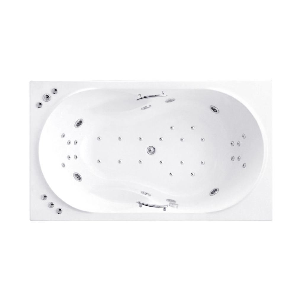 BWA429EL(H) WH Bồn tắm ngọc trai COTTO massage + sục khí ROYAL ROSANNA