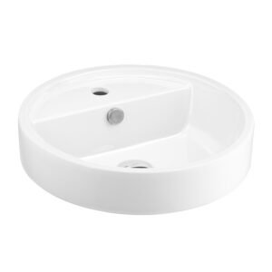 C003807 Chậu/lavabo COTTO đặt bàn đá GEO ROUND