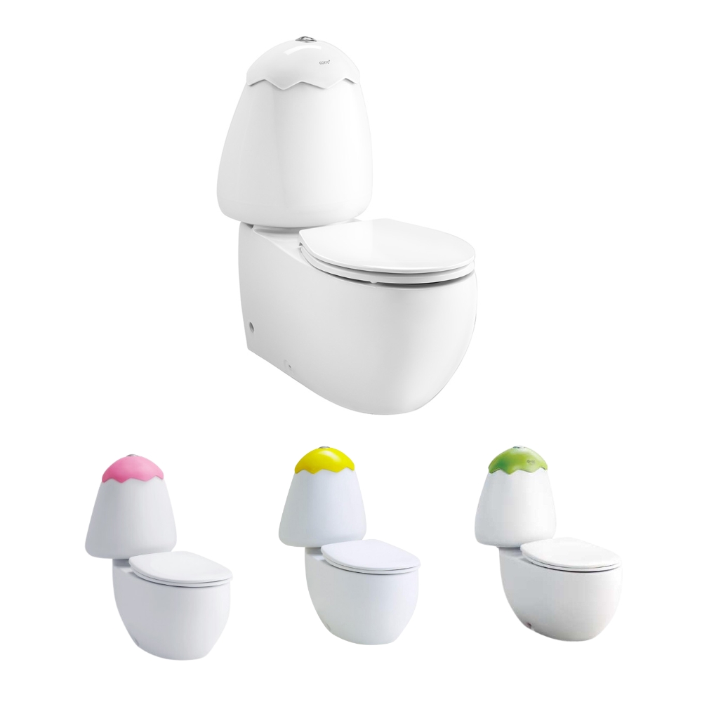 Bồn cầu 2 khối trẻ em thoát ngang dòng Googai COTTO C15017 - Ảnh 2