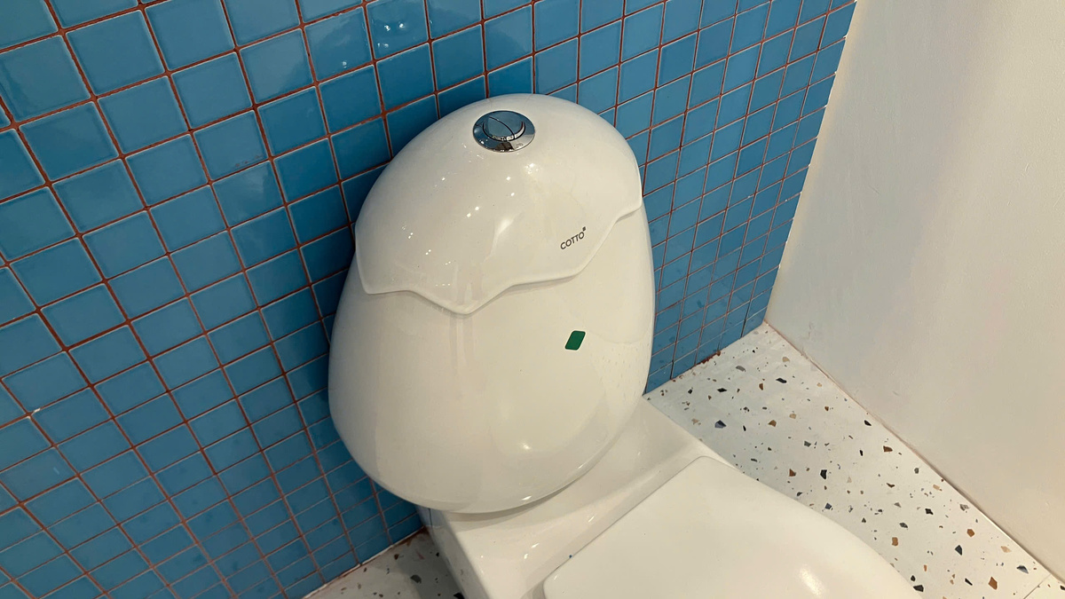 Bồn cầu 2 khối trẻ em thoát ngang dòng Googai COTTO C15017 - Ảnh 6