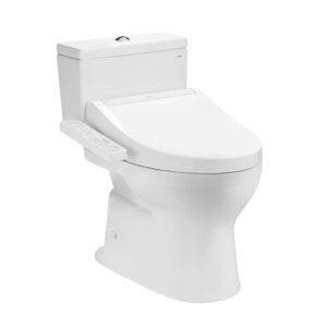 Bàn cầu 2 khối kèm nắp rửa điện tử WASHLET dòng C2 TCF23410AAA CS302DW16 cao cấp, chính hãng | TOTO