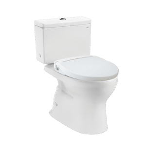 Bàn cầu hai khối kèm nắp rửa ECOWASHER TCW07S CS302DE2 cao cấp, chính hãng | TOTO