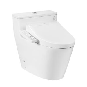 Bàn cầu 1 khối kèm nắp rửa điện tử WASHLET dòng C2 TCF23460AAA MS625CDW17 cao cấp, chính hãng | TOTO
