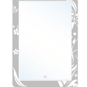 Gương bo góc mài lõm hoa văn Hoàng Thiện HT 9947