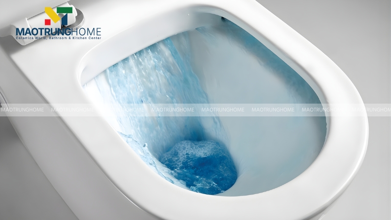 Xả thẳng thường được ứng dụng trên bồn cầu Viglacera