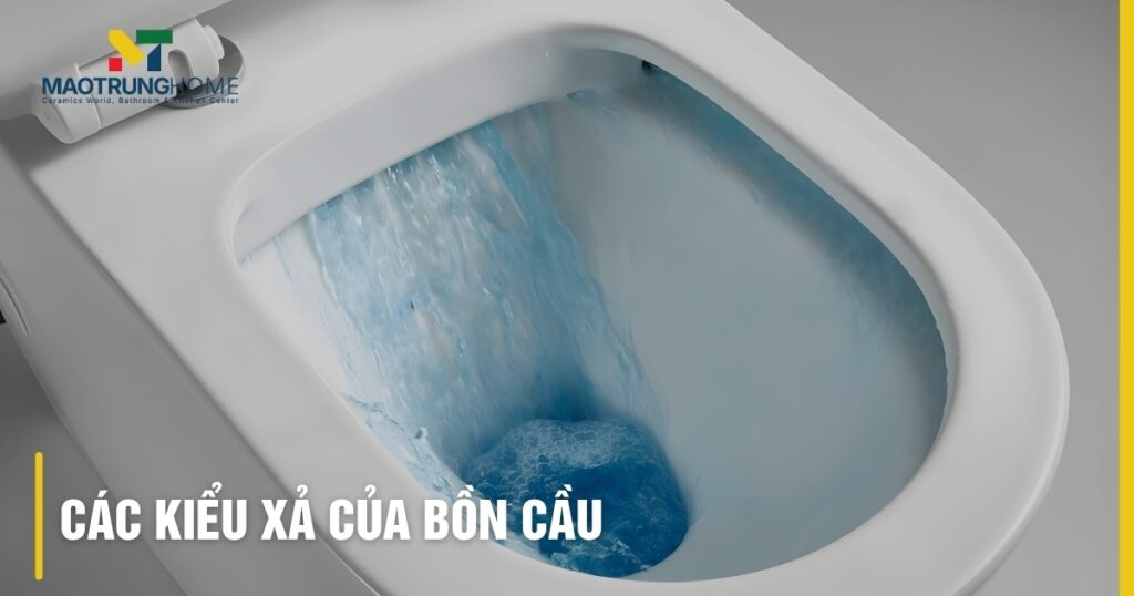 Các kiểu xả của bồn cầu: Phân tích chi tiết và cách chọn tối ưu