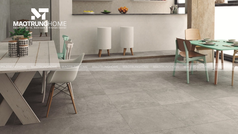 Gạch lát nền vân xi măng 