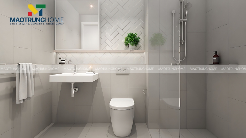 Bạn không nên đặt bồn cầu tại trung tâm nhà