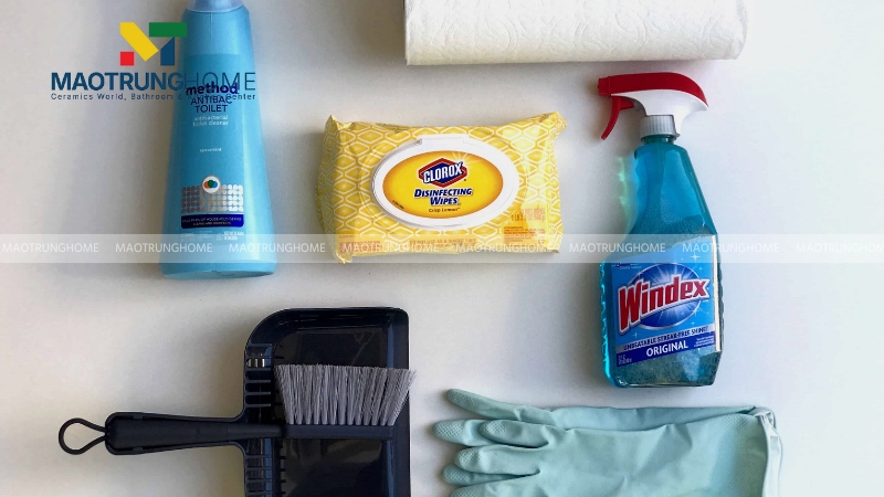 Những vật dụng cần chuẩn bị trước khi bắt đầu tẩy trắng gạch