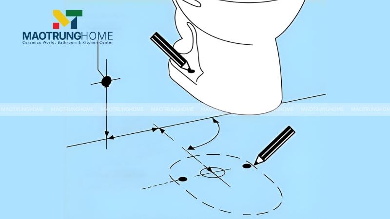 Vệ sinh mặt bằng và đánh dấu vị trí