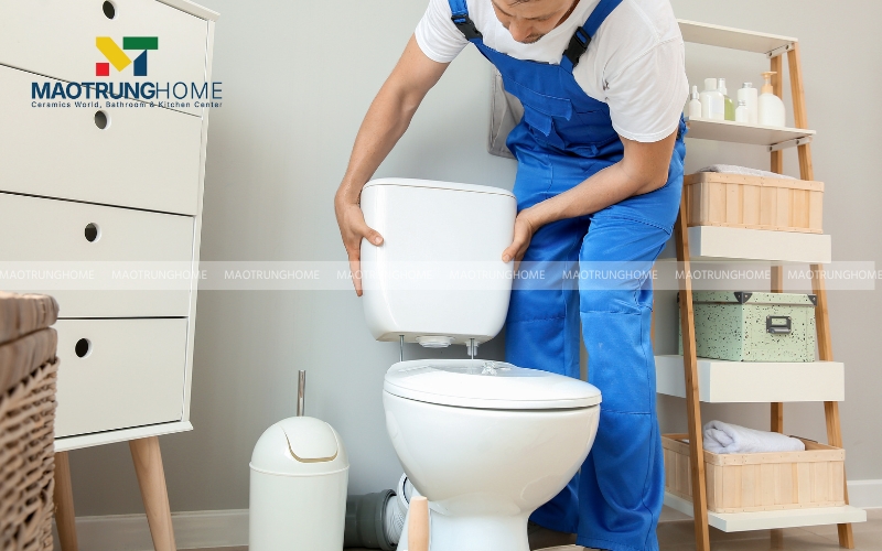Bạn nên thuê thợ để lắp bồn cầu đúng kỹ thuật