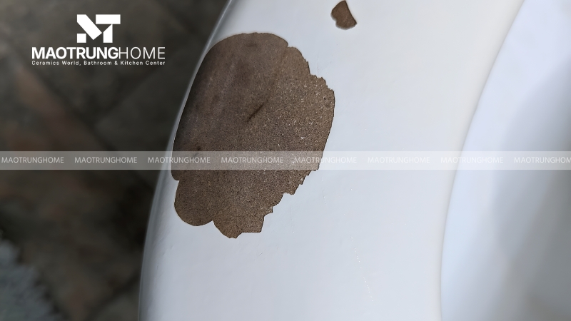 Dấu hiệu lớp men sứ đã hỏng và không thể phục hồi