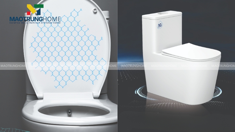 Nhựa PP và nhựa UF là hai chất liệu bồn cầu phổ biến hiện nay