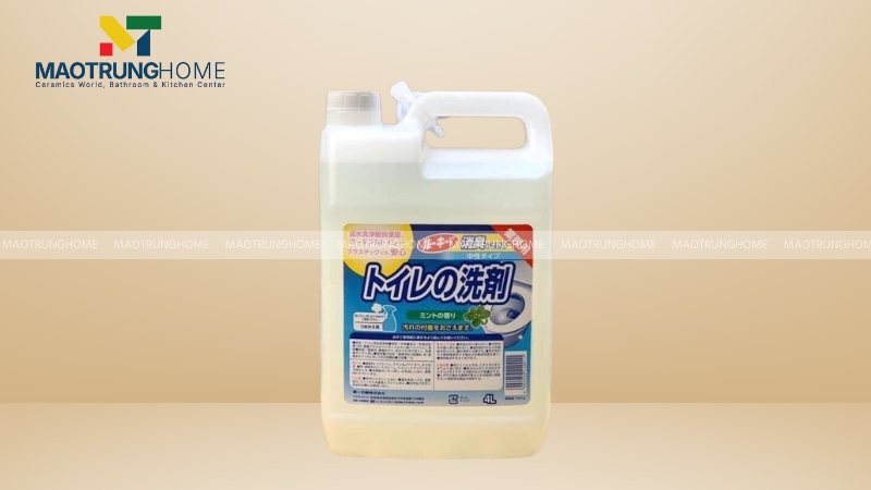 Các nhà sản xuất thiết bị vệ sinh lớn thường cung cấp các dung dịch vệ sinh chuyên dụng