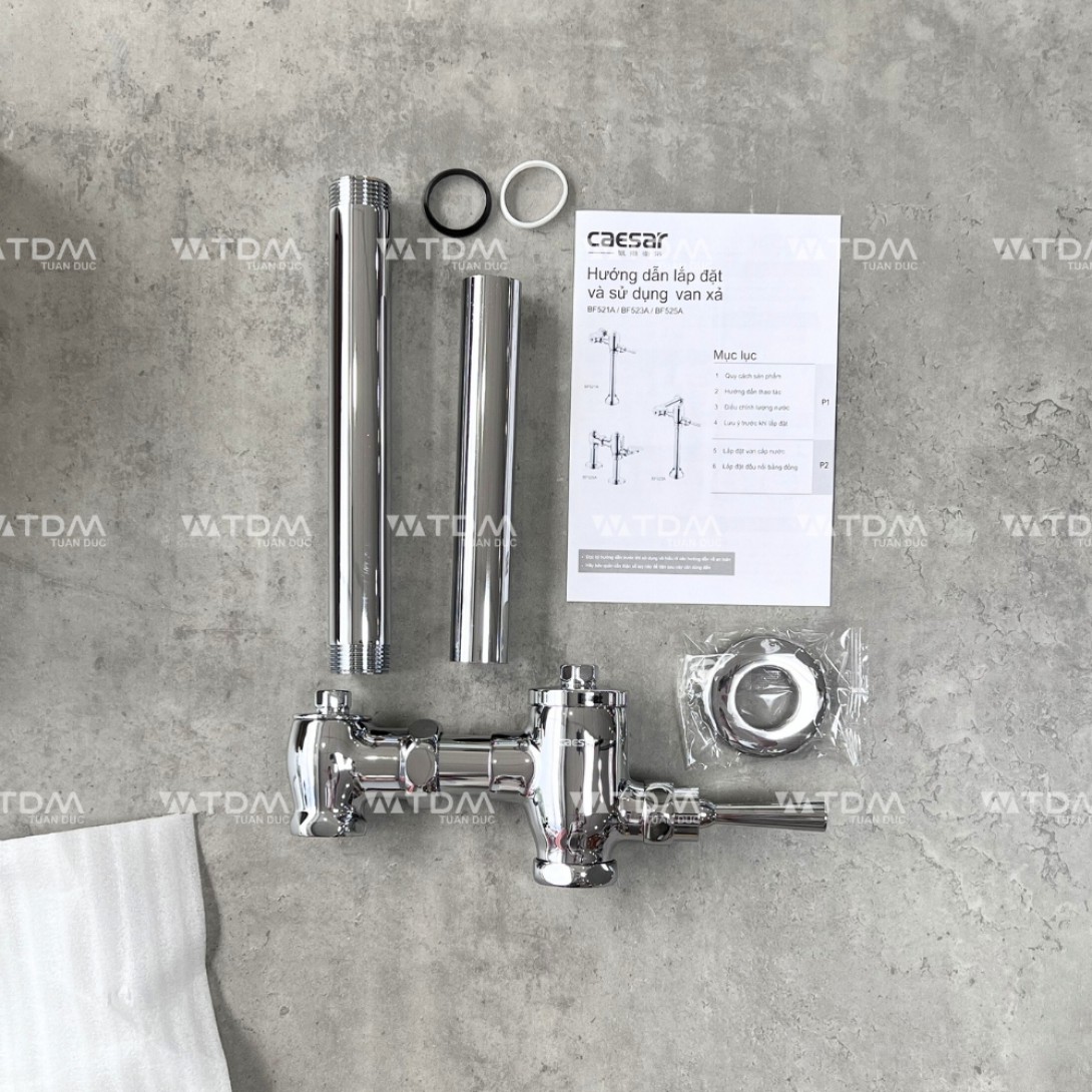 Van Xả Cầu Xổm CAESAR BF523A - Ảnh 4