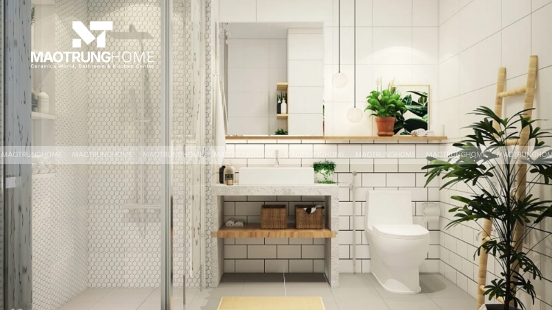 Lắp đặt gương lớn không chỉ phục vụ công năng mà còn giúp phản chiếu ánh sáng