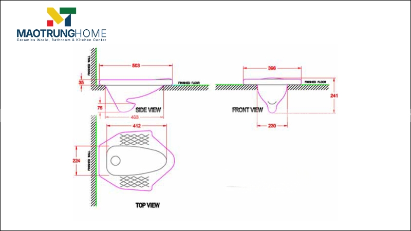 Các bước lắp đặt bồn cầu ngồi xổm đúng kỹ thuật