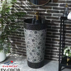 Chậu Sứ Mỹ Thuật Trụ EV-CĐC18